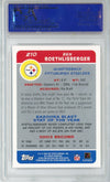 Graded 2004 Bazooka Ben Roethlisberger #210 Rookie RC Football Card PSA 9 Mint