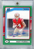 2024 Panini Donruss Ricky Pearsall #318 Green Parallel Auto Rookie RC Football Card by Hall of Fame Sports Memorabilia