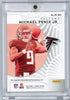 2024 Panini Illusions Michael Penix Jr #RSMPJ /75 Rookie Signs Auto Atlanta Falcons Rookie RC Football Card by Hall of Fame Sports Memorabilia