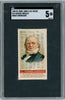 Graded 1888 N76 W. Duke, Sons & Co. (N138) Great Americans #HG Horace Greeley Baseball Tobacco Card SGC 5 by Hall of Fame Sports Memorabilia