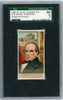 Graded 1888 N76 W. Duke, Sons & Co. Great Americans #WEBSTER Daniel Webster Baseball Tobacco Card SGC 5 by Hall of Fame Sports Memorabilia