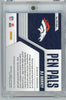 2025 Donruss Elite Pen Pals RJ Harvey #PPRJH Auto Rookie RC Football Card by Hall of Fame Sports Memorabilia