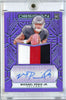 2024 Panini Obsidian Purple Auto Michael Penix Jr #RJJMPJ /49 Rookie RC Football Card by Hall of Fame Sports Memorabilia
