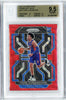 Graded 2021 Panini Prizm Cade Cunningham #282 Ruby Wave Rookie RC Basketball Card BGS 9.5 Gem Mint