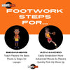 HoopsKing Basketball Footwork Training Mat Steps by HoopsKing