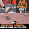 HoopsKing Basketball Footwork Training Mat Steps by HoopsKing