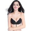 Incredible Strapless Invisible Bra Seamless Push Up Silicone Bras For Women Skin Black Lingerie Drawstring Bralette by Stevvex