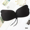 Incredible Strapless Invisible Bra Seamless Push Up Silicone Bras For Women Skin Black Lingerie Drawstring Bralette by Stevvex