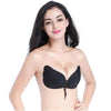 Incredible Strapless Invisible Bra Seamless Push Up Silicone Bras For Women Skin Black Lingerie Drawstring Bralette by Stevvex