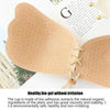 Incredible Strapless Invisible Bra Seamless Push Up Silicone Bras For Women Skin Black Lingerie Drawstring Bralette by Stevvex