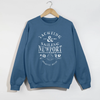 Yachting & Sailing Newport Sweatshirt | Coastal Preppy Crewneck | Vintage Yacht Club Graphic Pullover by Hey Jude Graphic Tees