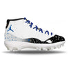 "Indy" Jordan 11 Retro TD Football Cleats by Stadium Custom Kicks
