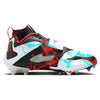 "Infrared" Nike Diamond Turf 93 TD Football Cleats by Stadium Custom Kicks