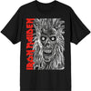 Iron Maiden Eponymous Face Red Logo [T-Shirt] by Rock Band Apparel