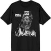 Iron Maiden Est. 1975 Holy Smoke Flames Crop [T-Shirt] by Rock Band Apparel