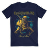 Iron Maiden Piece of Mind Gold Eddie [T-Shirt] by Rock Band Apparel