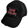 Iron Maiden Scuffed Logo [Hat] by Rock Band Apparel