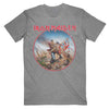 Iron Maiden Trooper Vintage Circle [T-Shirt] by Rock Band Apparel