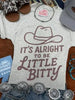 It's Alright To Be Little Bitty Graphic Tee by Wild Junkie