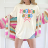 Motherhood Retro Floral Bow Graphic Tee by Hey Jude Graphic Tees
