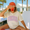 Sunkissed Graphic Tee – Summer Vintage College Font T-Shirt by Hey Jude Graphic Tees