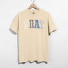 PRAY Faux Patchwork Graphic Tee – Vintage Faith Shirt by Hey Jude Graphic Tees
