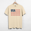 USA Bow Flag Graphic Tee - Patriotic Gingham Bows Shirt by Hey Jude Graphic Tees
