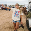 American Rodeo Graphic Tee – Land of the Free Home of the Brave Shirt by Hey Jude Graphic Tees