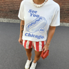 See You in Chicago Hot Dog Graphic Tee – Chicago Summer Shirt | Midwest City Pride T-Shirt by Hey Jude Graphic Tees