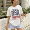 250 Years of USA Freedom 1776–2026 Graphic Tee – Patriotic America Shirt by Hey Jude Graphic Tees