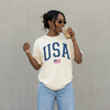 USA Varsity Graphic Tee – Classic Patriotic Shirt by Hey Jude Graphic Tees