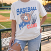 Baseball Moms Club Graphic Tee – Cute Baseball Mom Shirt by Hey Jude Graphic Tees