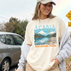 Acadia National Park Vintage Graphic Tee – Retro Maine Travel Shirt by Hey Jude Graphic Tees