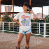 The Rodeo Graphic Tee | Vintage Western Shirt | Cowboy Rodeo T-Shirt | Country Concert Outfit | Western Graphic Tee Women by Hey Jude Graphic Tees