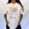 Tennis Championship Front T Shirt by Hey Jude Graphic Tees
