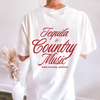 Tequila & Country Music Graphic Tee – Western Cowgirl T-Shirt by Hey Jude Graphic Tees