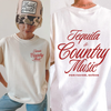Tequila & Country Music Graphic Tee – Western Cowgirl T-Shirt by Hey Jude Graphic Tees