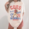 Vintage Inspired Chicago Cubs Baseball Tee – Retro 70s Champion Graphic T-Shirt by Hey Jude Graphic Tees