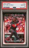 Graded 2024 Topps Elly De La Cruz #141 Rookie RC Baseball Card PSA 10 Gem Mint