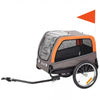Dog Bike Trailer, Pet Cart Bicycle Carrier with 20" Air Tires, Quick-Release Wheels, Reflectors, Flag by Furr Baby Gifts