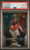 Graded 2023 Panini Prizm CJ Stroud #6 Prizmatic Rookie RC Football Card PSA 10 Gem Mint