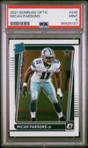 Graded 2021 Panini Donruss Optic Micah Parsons #245 Rookie RC Football Card PSA 9 Mint
