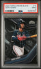 Graded 2023 Topps Chrome Black Ozzie Albies #14 Baseball Card PSA 9 Mint