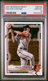 Graded 2021 Topps Bowman Draft Colton Cowser #BD166 Rookie RC Baseball Card PSA 10 Gem Mint
