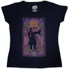 Janis Joplin Paisley & Flowers Frame [Short Sleeve Tee] by Rock Band Apparel
