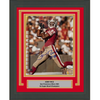 Framed Autographed/Signed Jerry Rice San Francisco 49ers 8x10 Football Photo JSA COA