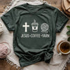 Jesus, Coffee and Yarn T-shirt by YarnMerch
