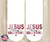 Jesus is My Valentine - Red by Carolina Country Bling
