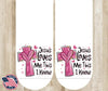 Jesus Loves Me – White by Carolina Country Bling