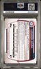 Graded 2023 Topps Bowman Luisangel Acuna #BCP104 Chrome Prospects Lunar Glow Refractor Rookie RC Baseball Card PSA 10 Gem Mint